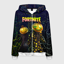 Толстовка 3D на молнии мужская Fortnite Jack Gourdon, цвет: 3D-белый