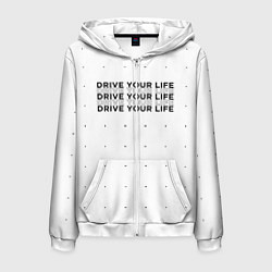 Мужская толстовка на молнии Drive Your Live