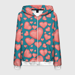 Мужская толстовка на молнии Любовь