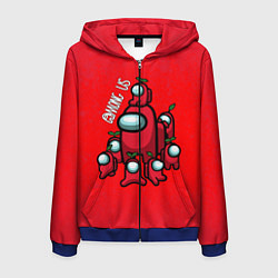 Мужская толстовка на молнии AMONG US