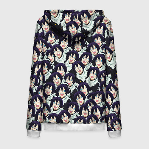 Мужская толстовка на молнии ЯТО БЕЗДОМНЫЙ БОГ / 3D-Белый – фото 2