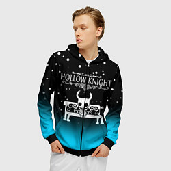 Толстовка 3D на молнии мужская HOLLOW KNIGHT, цвет: 3D-черный — фото 2