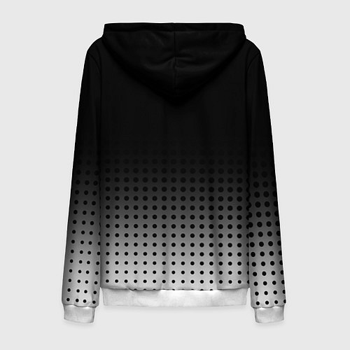 Мужская толстовка на молнии Infiniti / 3D-Белый – фото 2