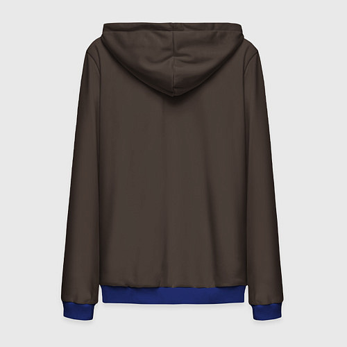 Мужская толстовка на молнии ДАСТИН ПОРЬЕ / 3D-Синий – фото 2