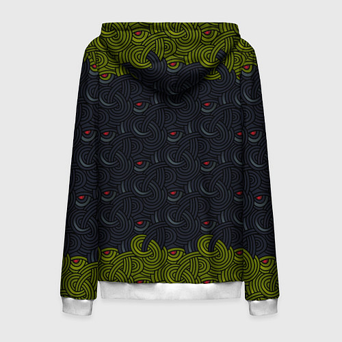 Мужская толстовка на молнии Суд Анубиса Скин CS:GO / 3D-Белый – фото 2