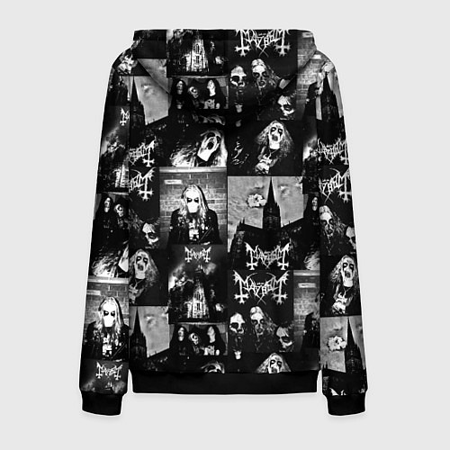 Мужская толстовка на молнии MAYHEM / 3D-Черный – фото 2