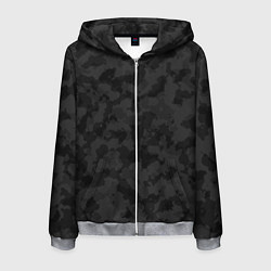 Толстовка 3D на молнии мужская СПЕЦ КАМУФЛЯЖ, цвет: 3D-меланж