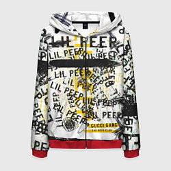 Мужская толстовка на молнии LIL PEEP Vintage Graffiti Wall