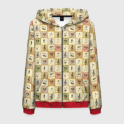 Мужская толстовка на молнии Музыкант