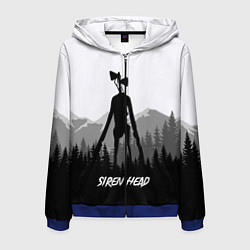 Мужская толстовка на молнии SIREN HEAD DARK FOREST