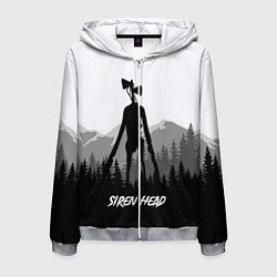 Мужская толстовка на молнии SIREN HEAD DARK FOREST