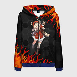 Мужская толстовка на молнии Genshin Impact - Klee