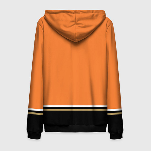 Мужская толстовка на молнии Anaheim Ducks / 3D-Черный – фото 2