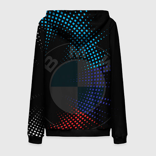 Мужская толстовка на молнии BMW БМВ M COMPETITION / 3D-Черный – фото 2