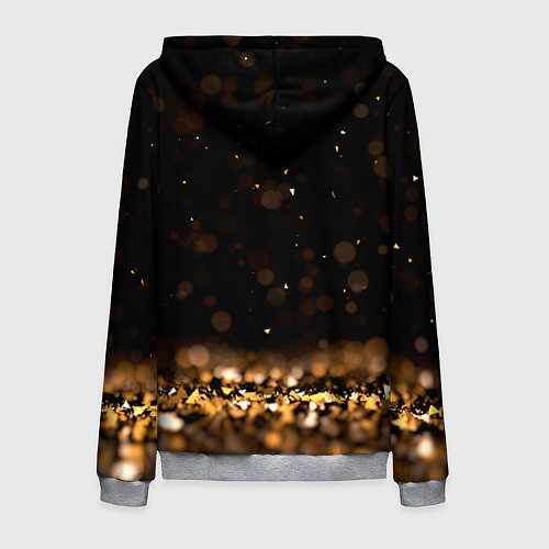 Мужская толстовка на молнии День на рыбалке / 3D-Меланж – фото 2