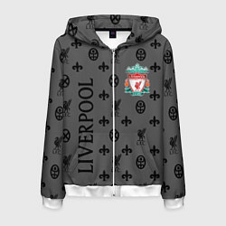Мужская толстовка на молнии LIVERPOOL ЛИВЕРПУЛЬ LV