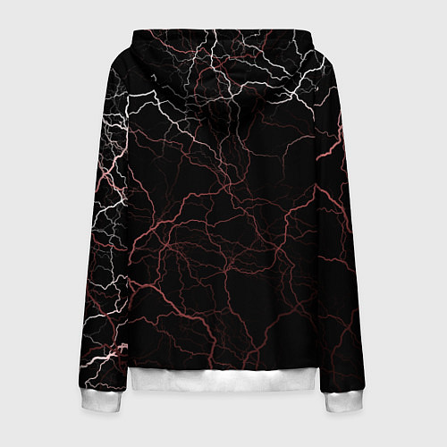 Мужская толстовка на молнии Ragnarr / 3D-Белый – фото 2