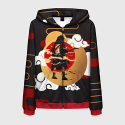 Мужская толстовка на молнии Ниндзя Япония