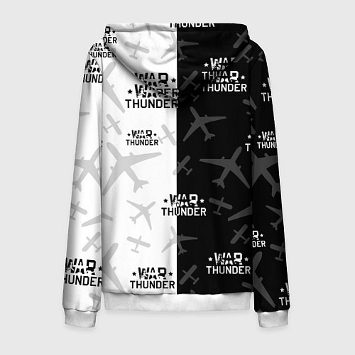 Мужская толстовка на молнии WAR THUNDER ВАР ТАНДЕР / 3D-Белый – фото 2