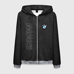 Мужская толстовка на молнии BMW LOGO AND INSCRIPTION