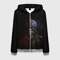 Толстовка 3D на молнии мужская New World, цвет: 3D-меланж