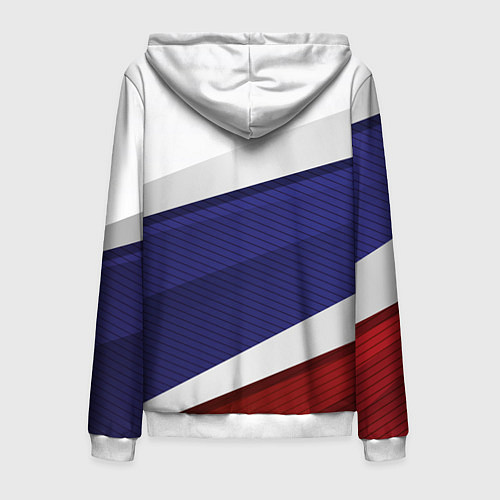 Мужская толстовка на молнии BMW БМВ Z / 3D-Белый – фото 2