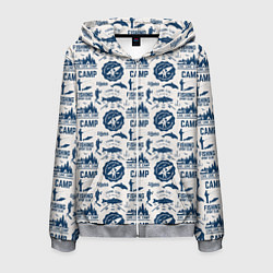 Мужская толстовка на молнии Fishing Club