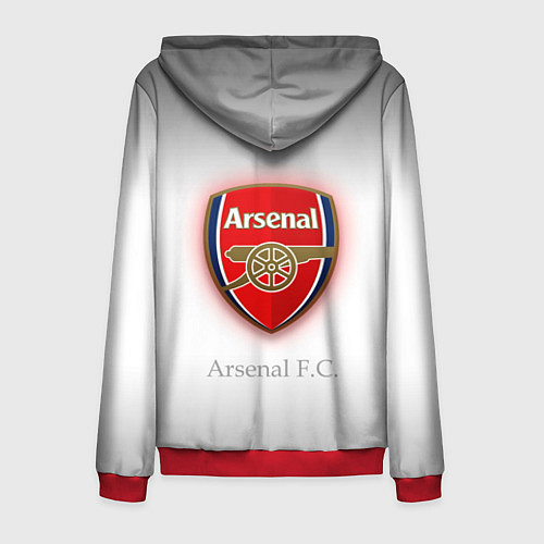 Мужская толстовка на молнии F C Arsenal / 3D-Красный – фото 2