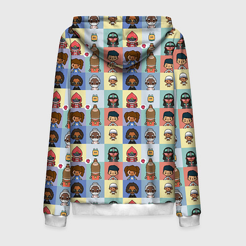 Мужская толстовка на молнии Toca Life / 3D-Белый – фото 2