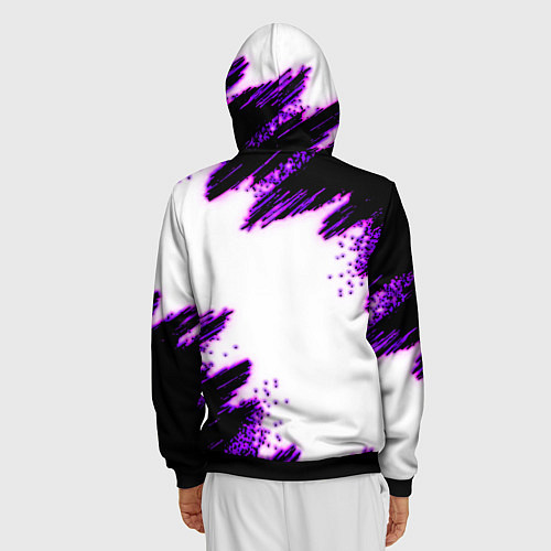 Мужская толстовка на молнии SONIC DARK СОНИК / 3D-Черный – фото 4