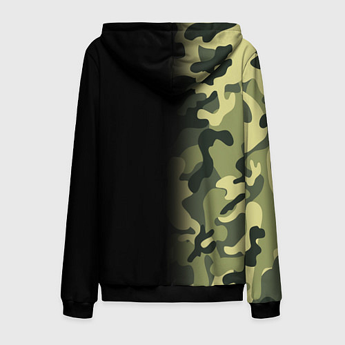 Мужская толстовка на молнии ARMA 3 MILITARY / 3D-Черный – фото 2