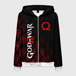 Мужская толстовка на молнии GOD OF WAR HEROES ГЕРОИ