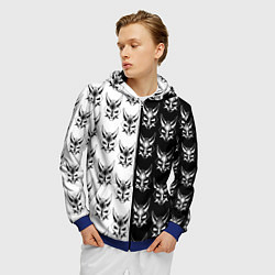 Толстовка 3D на молнии мужская GENSHIN IMPACT XIAO MASK ГЕНШИН ИМПАКТ СЯО МАСКА, цвет: 3D-синий — фото 2