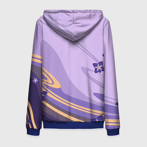 Мужская толстовка на молнии БААЛ СЁГУН РАЙДЕН / 3D-Синий – фото 2