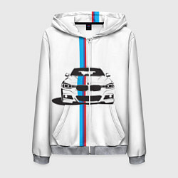 Толстовка 3D на молнии мужская BMW WILD BEAST, цвет: 3D-меланж