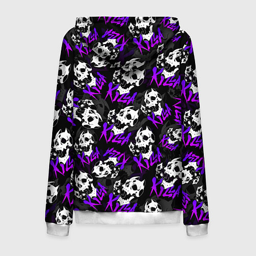 Мужская толстовка на молнии JOJO KILLER QUEEN КОРОЛЕВА УБИЙЦА УЗОР / 3D-Белый – фото 2