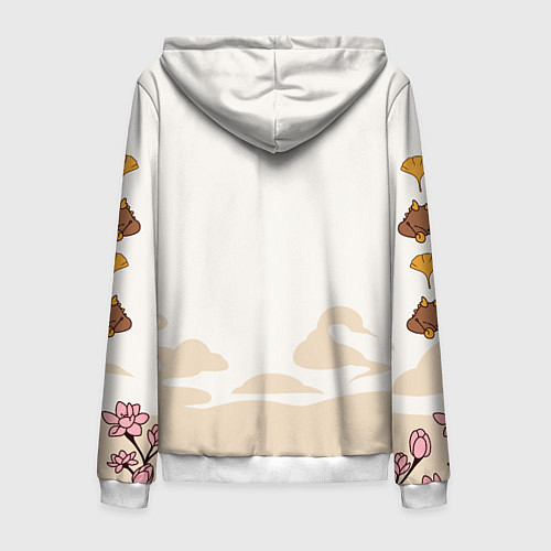 Мужская толстовка на молнии ДЖУН ЛИ МОТИВЫ ГЕО АРХОНТ / 3D-Белый – фото 2