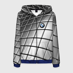 Толстовка 3D на молнии мужская BMW pattern 2022, цвет: 3D-синий