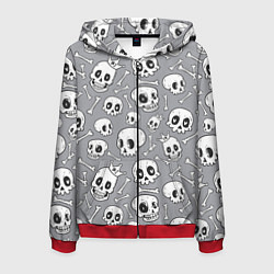 Мужская толстовка на молнии Skulls & bones