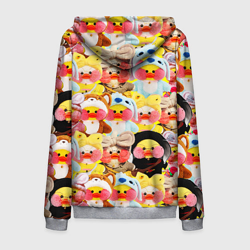 Мужская толстовка на молнии УТЯ УТОЧКА ЛАЛАФАНФАН ПАТТЕРН / 3D-Меланж – фото 2