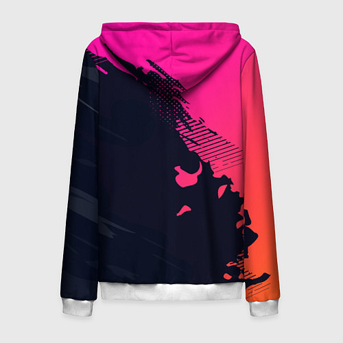 Мужская толстовка на молнии Форза Хорайзен 5 Forza Horizon 5 / 3D-Белый – фото 2