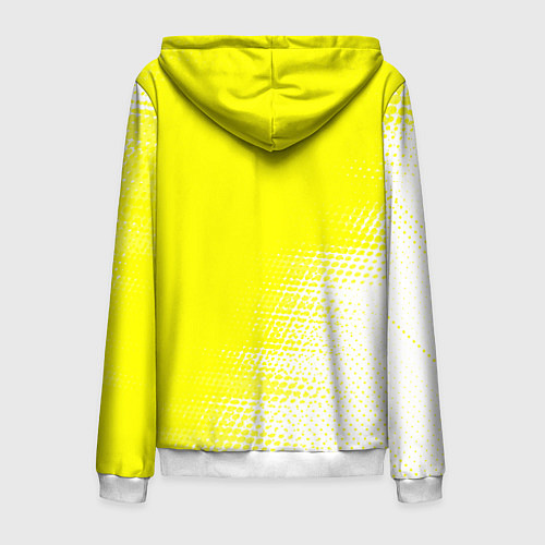 Мужская толстовка на молнии LALAFANFAN - ЗВЕЗДОЧКА Абстракция / 3D-Белый – фото 2