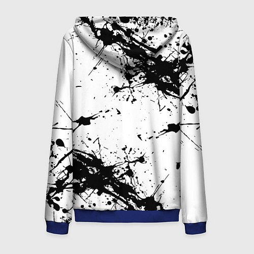 Мужская толстовка на молнии Токийские мстители Tokyo Revengers logo краска / 3D-Синий – фото 2