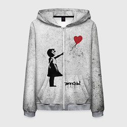 Мужская толстовка на молнии Бэнкси Всегда есть надежда There is Always Hope Ba