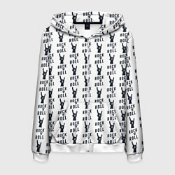 Мужская толстовка на молнии Рок-н-ролл сила