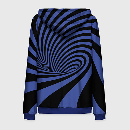 Мужская толстовка на молнии BMW Pattern Germany / 3D-Синий – фото 2