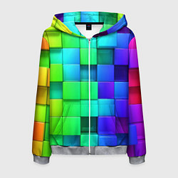 Мужская толстовка на молнии Color geometrics pattern Vanguard