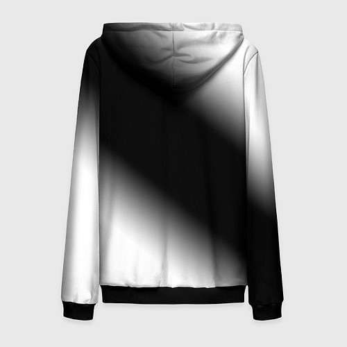 Мужская толстовка на молнии ГОСТМЕЙН - Градиент / 3D-Черный – фото 2