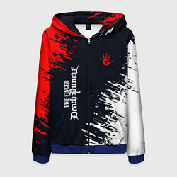 Мужская толстовка на молнии Five Finger Death Punch - краска