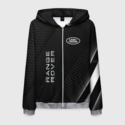 Мужская толстовка на молнии Land rover Абстракция